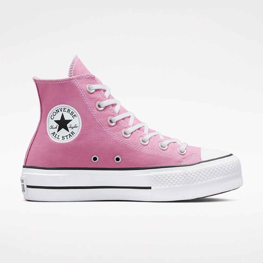 Converse Pink Flamingo High Top Platforms